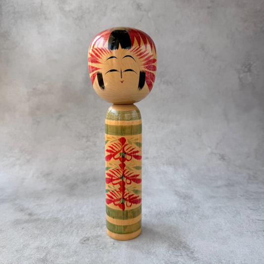 高梨節子作 伝統こけし 遠刈田系 1973年頃 25cm / 360g | 限定1点