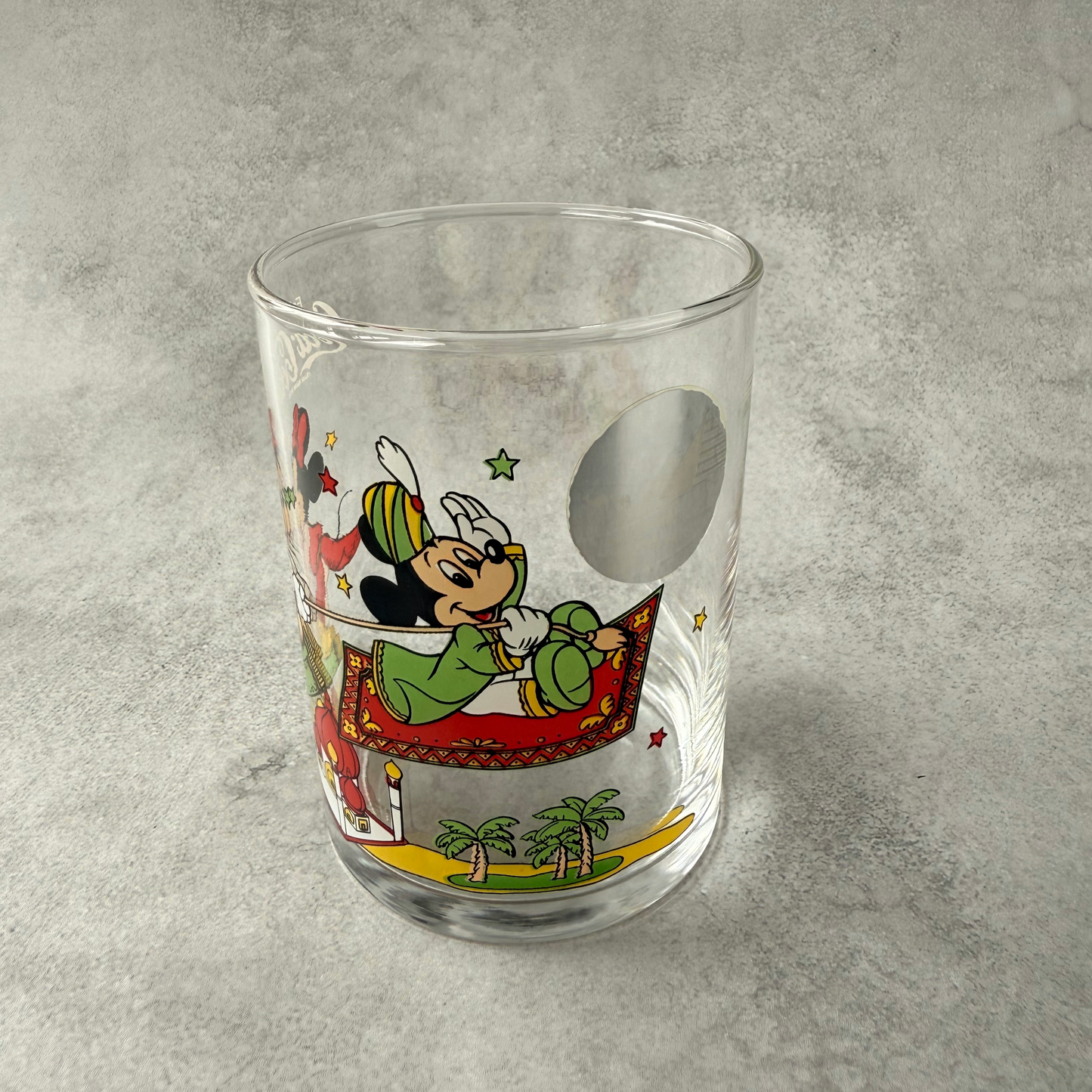 [ヴィンテージ｜日本限定販売] 1980年代 ディズニーインスパイア ホログラムグラス (オリジナルボックス付き2個セット)