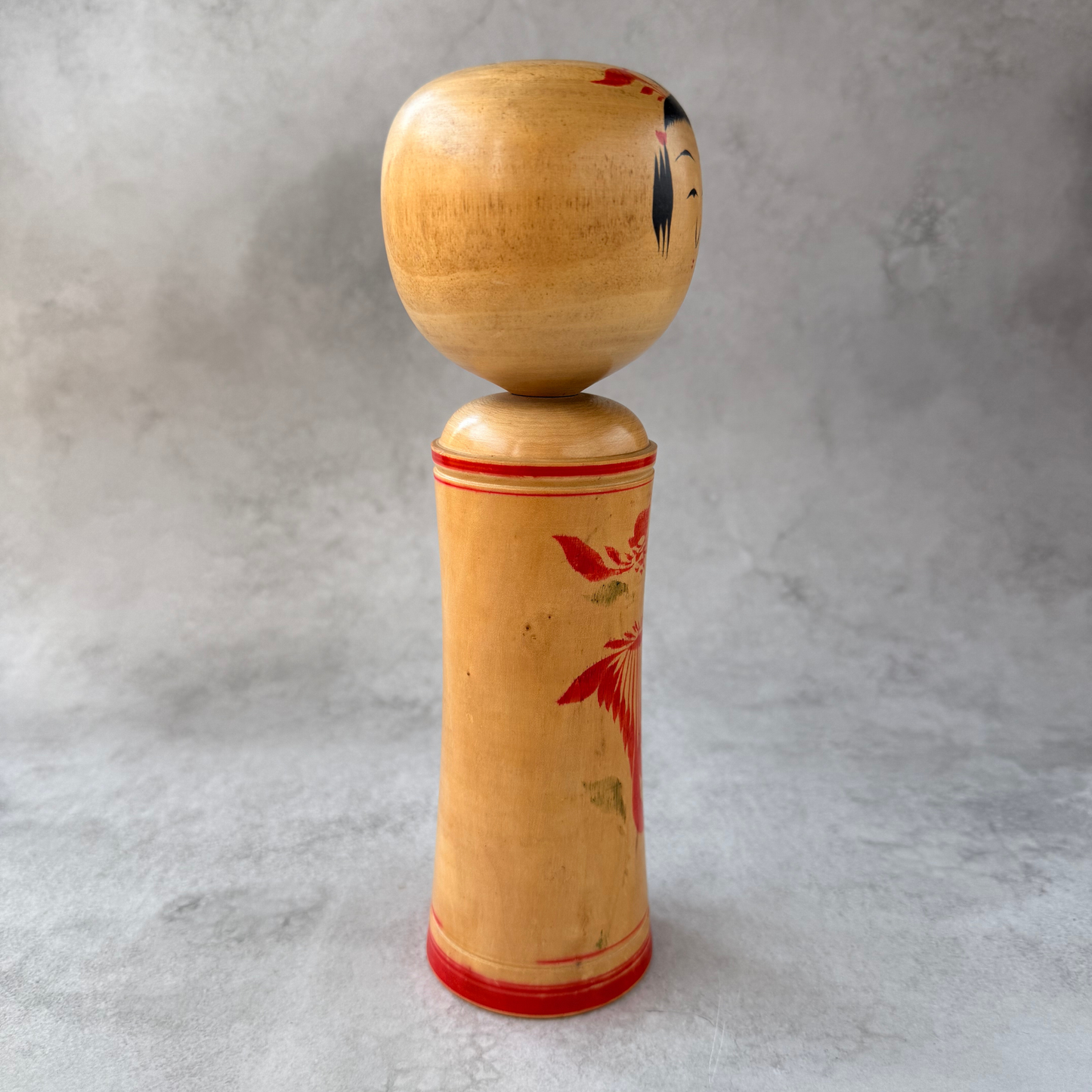 Vintage Shoji Sakurai Naruko Kokeshi Doll hand-painted wood